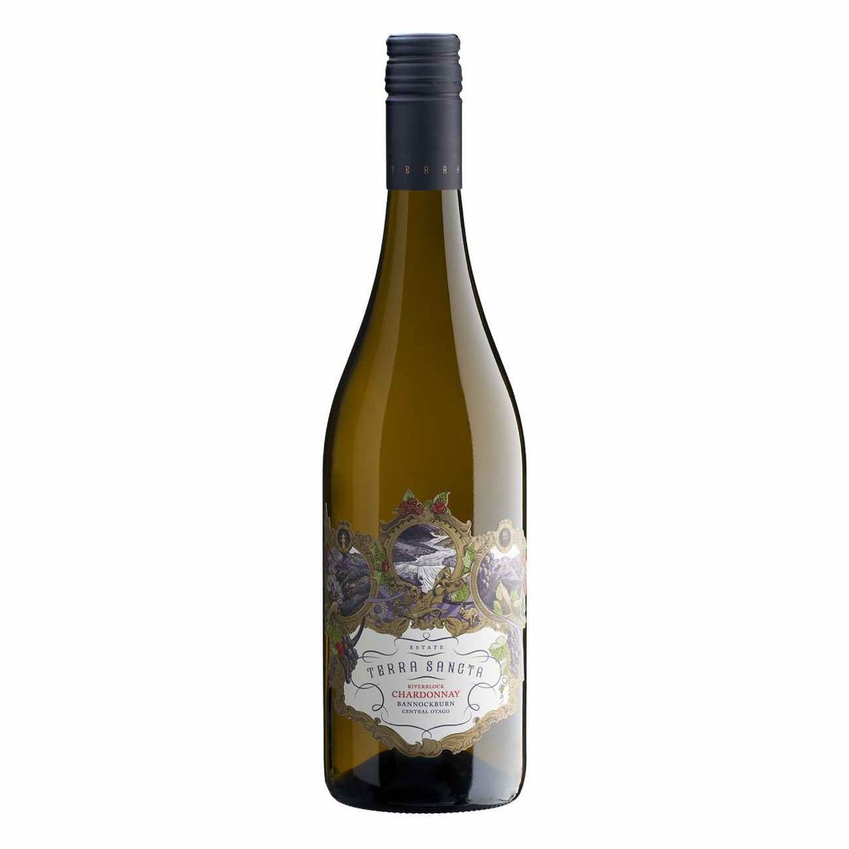 Terra Sancta Riverblock Chardonnay 2022 (12 Bottles) Bannockburn, Central Otago, NZ — wine from Australia