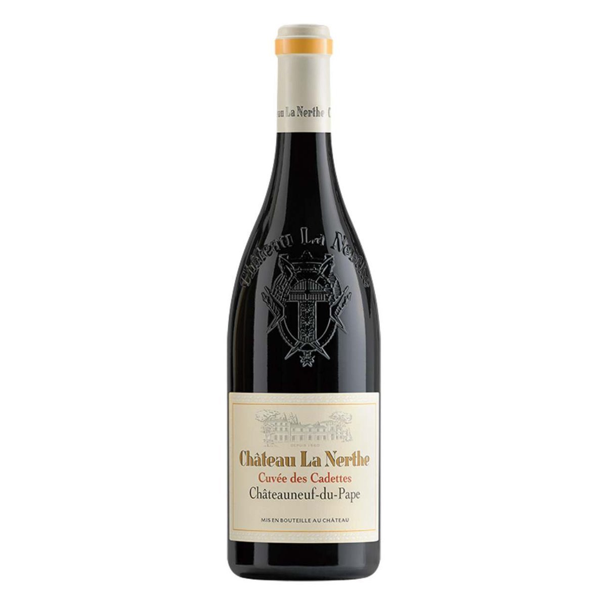 Chateau La Nerthe Châteauneuf-du-Pape Cuvée des Cadettes Rouge 2017 (6 Bottles) Rhone Valley, France — wine from Australia