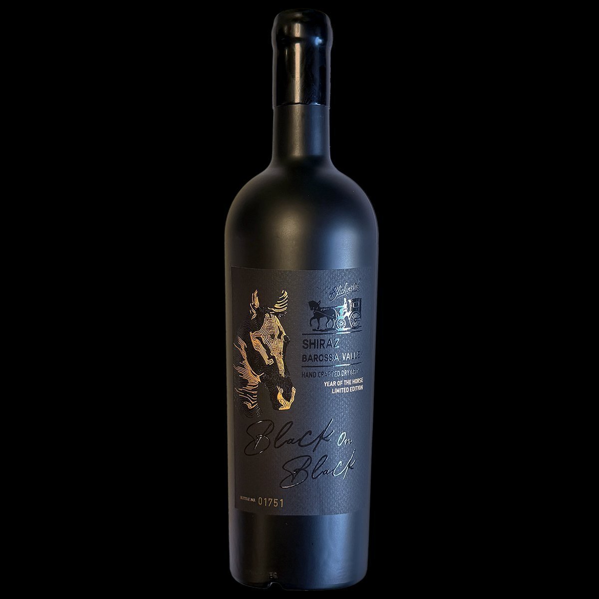 Blickinstal Black on Black Shiraz 2022 (Year of the Horse) Limited Edition (6 Bottles) Barossa Valley, SA — wine from Australia