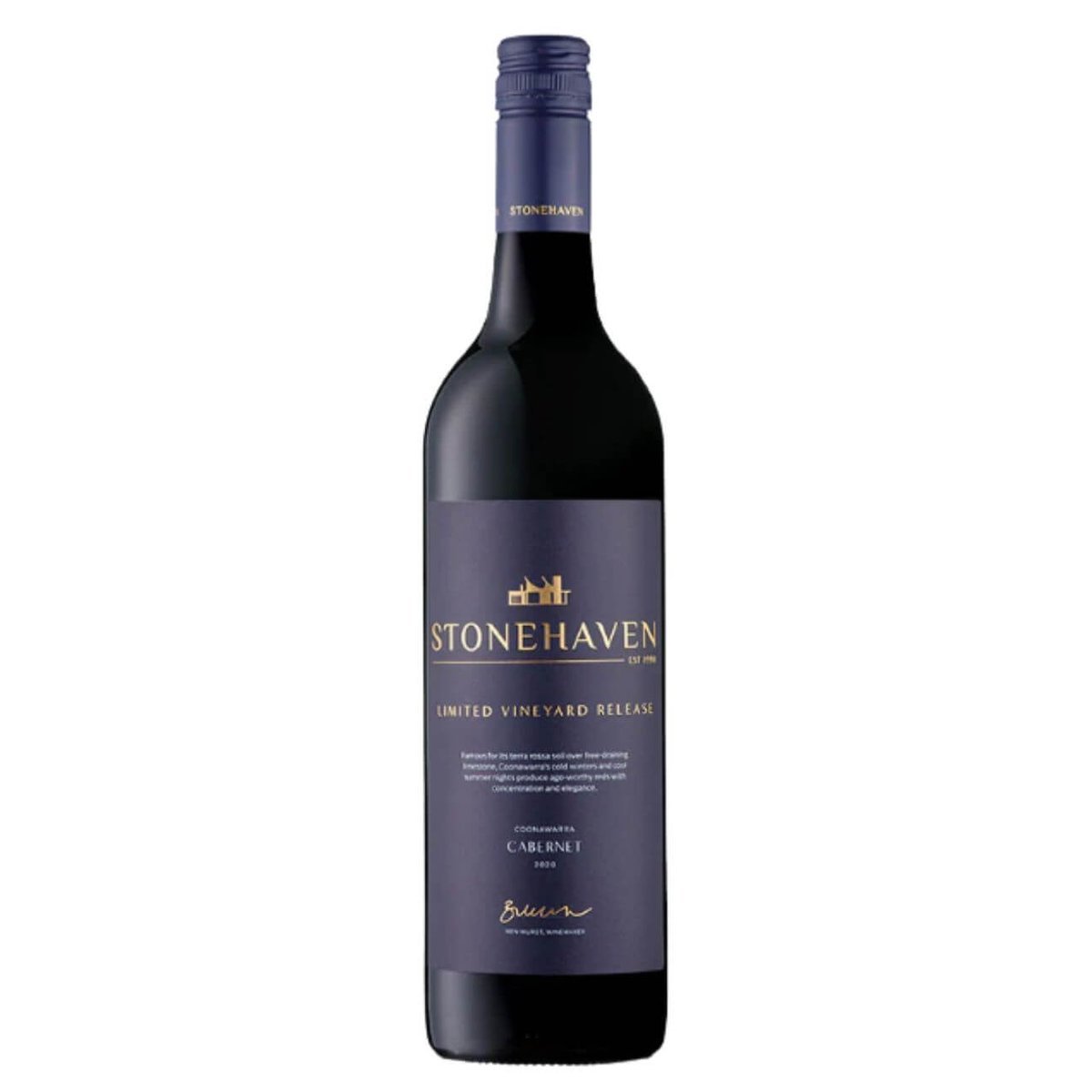 Stonehaven Limited Vineyard Release Cabernet Sauvignon 2020 (6 Bottles) Coonawarra, SA — wine from Australia