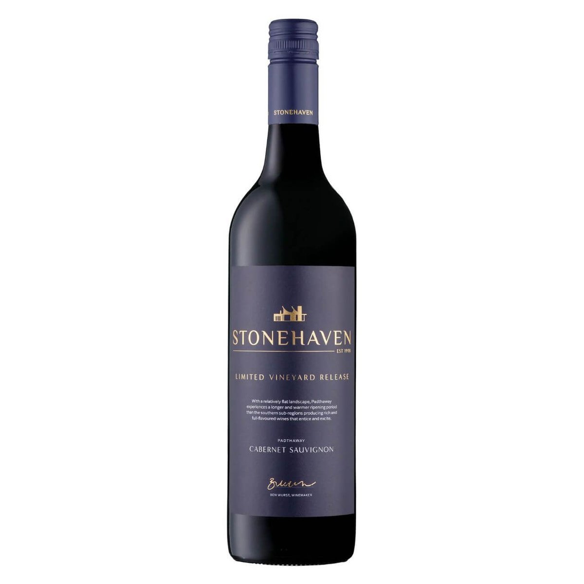 Stonehaven Limited Vineyard Release Cabernet Sauvignon 2021 (6 Bottles) Padthaway, SA — wine from Australia