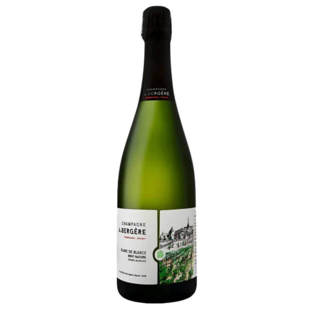 A. Beregere Terre Blanche Blanc de Blancs NV (6 Bottles) Fèrebrianges, France — wine from Australia