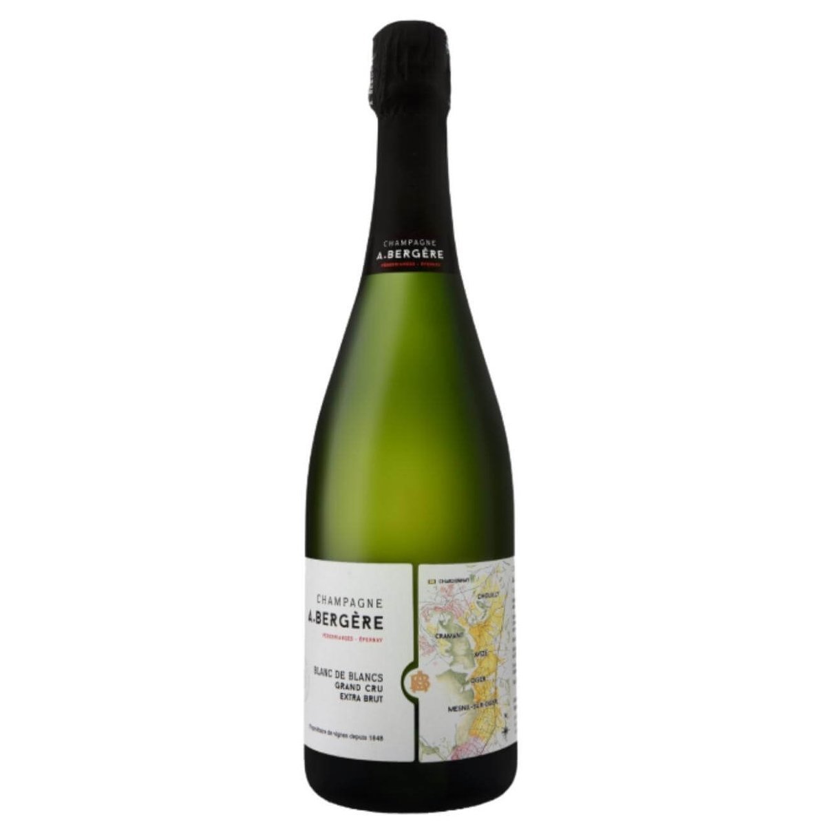A. Beregere Grand Cru Blanc de Blancs NV (6 Bottles) Fèrebrianges, France — wine from Australia