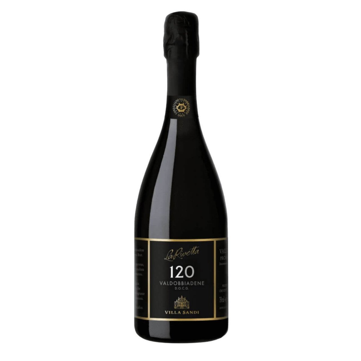 Villa Sandi Valdobbiadene Prosecco Superiore DOCG 'La Rivetta 120' Extra Brut NV (6 Bottles) Veneto, Italy — wine from Australia