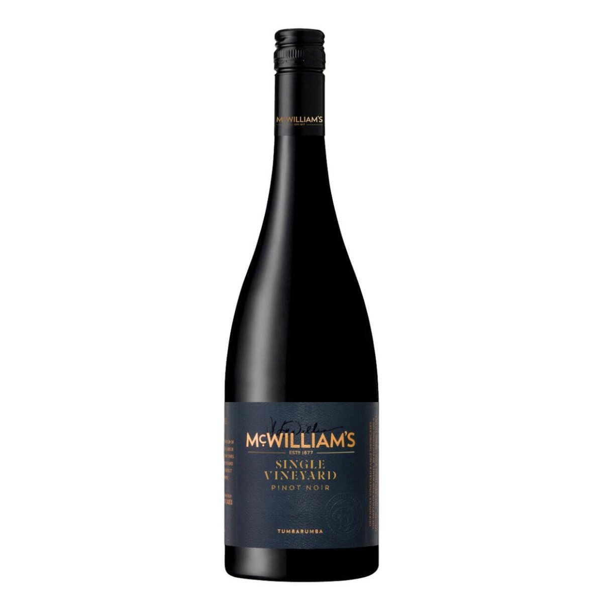 McWilliam's Single Vineyard Pinot Noir (6 Bottles) Tumbarumba, NSW — wine from Australia