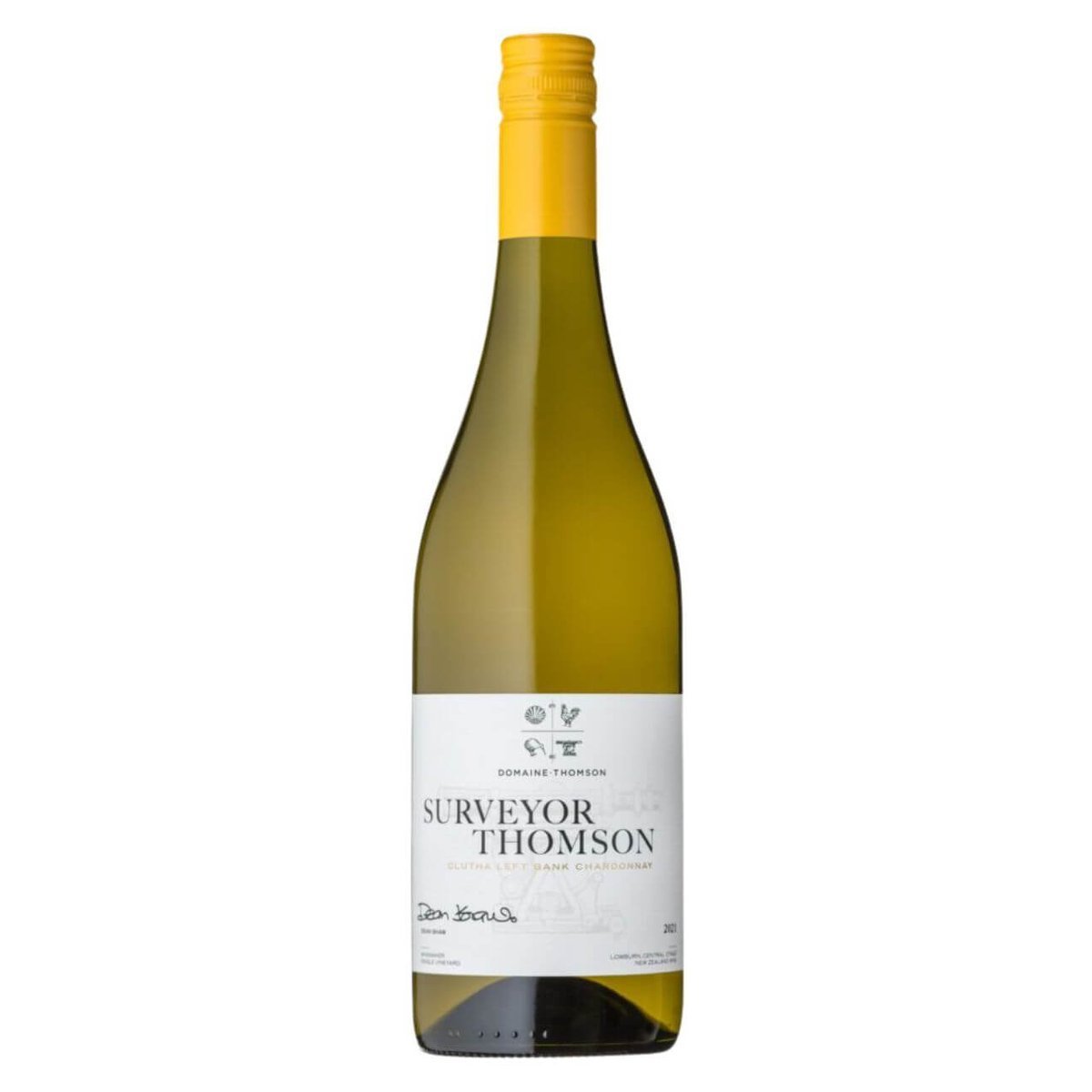 Domaine Thomson Left Bank Clutha Chardonnay 2021 (6 Bottles) Central Otago, NZ — wine from Australia