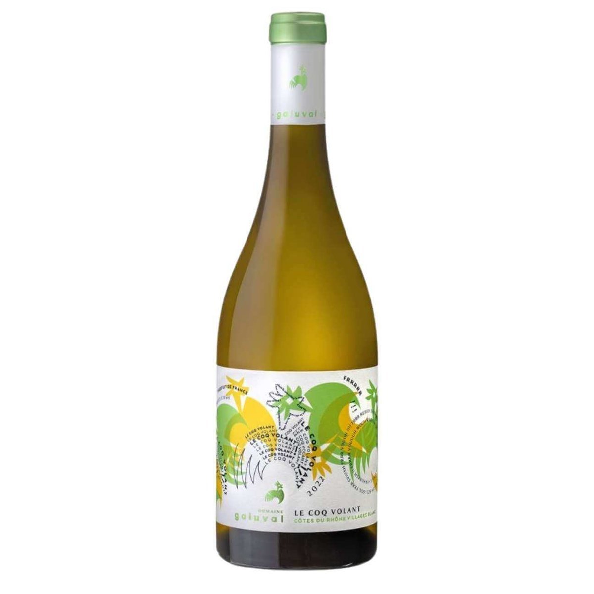 Domaine de Galuval 'Le Coq Volant' Blanc 2021 (6 Bottles) Rhone Valley, France — wine from Australia