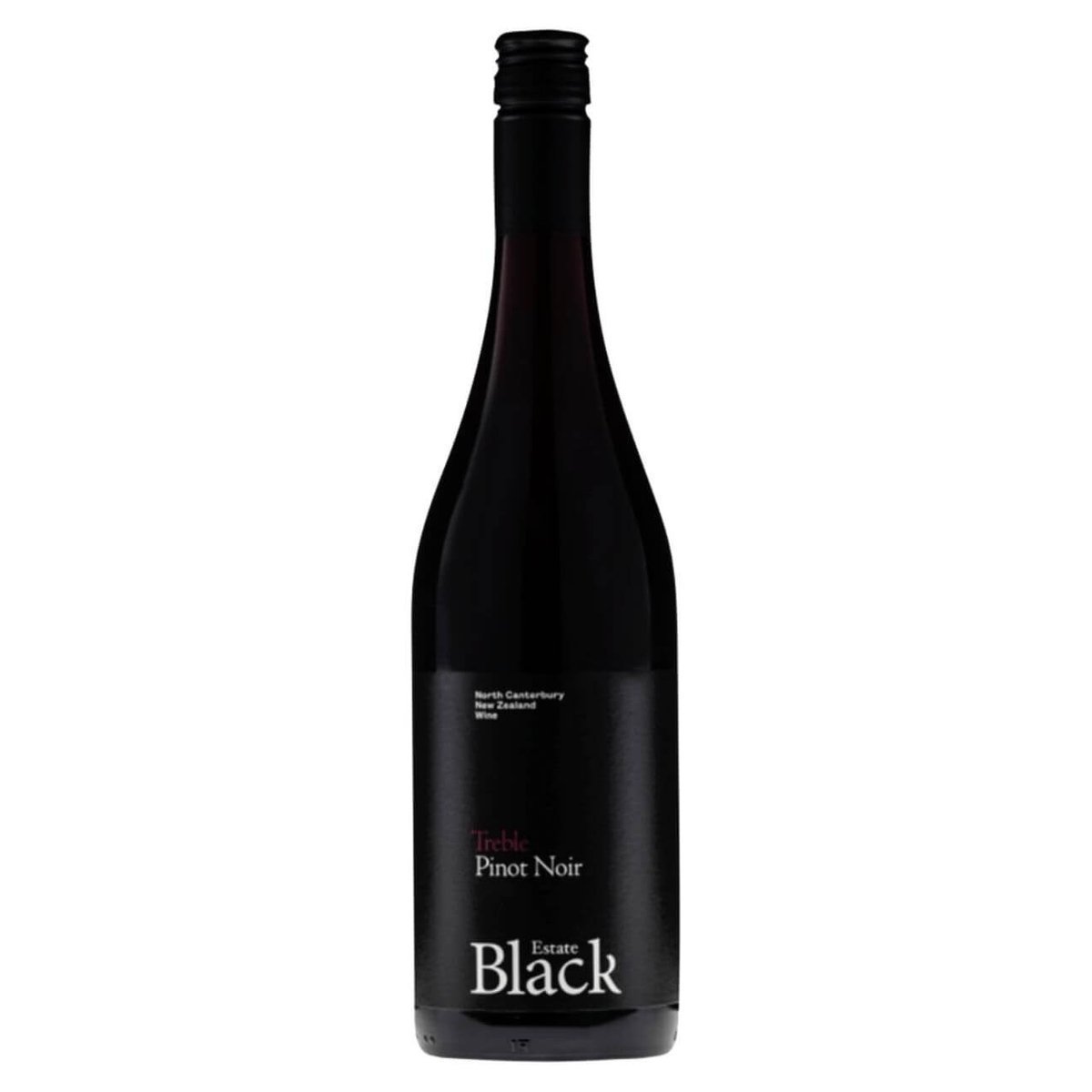 Black Estate Treble Pinot Noir 2023 (12 Bottles) North Canterbury, NZ — wine from Australia