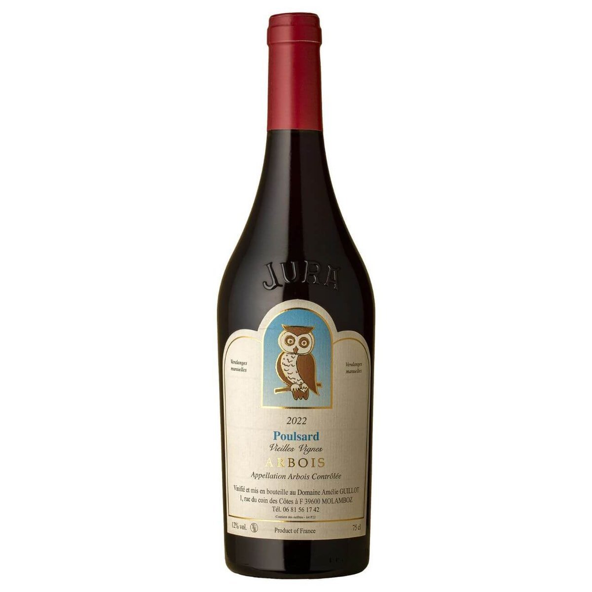Amélie Guillot Arbois Poulsard Vieilles Vignes 2022 (6 Bottles) Jura, France — wine from Australia