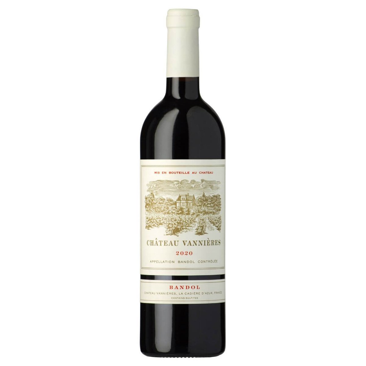 Château Vannières Bandol Rouge 2020 (12 Bottles) Provence, France — wine from Australia