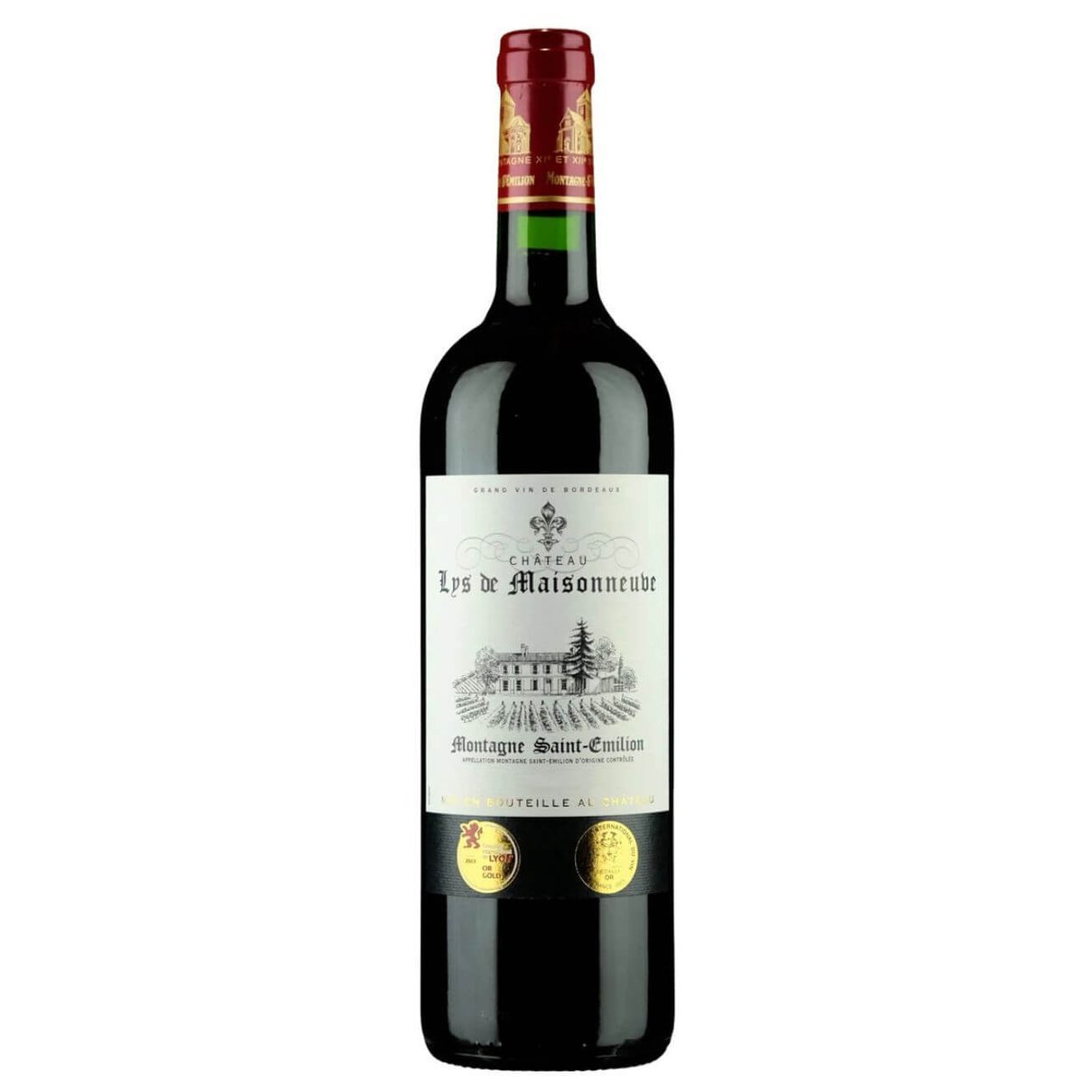 Château Lys de Maisonneuve Montagne Saint-Émilion 2023 (6 Bottles) Bordeaux, France — wine from Australia