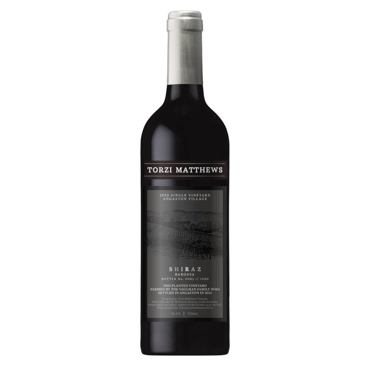 Torzi Matthews 1920 Single Vineyard Shiraz 2021 (6 Bottles) Eden Valley, SA — wine from Australia