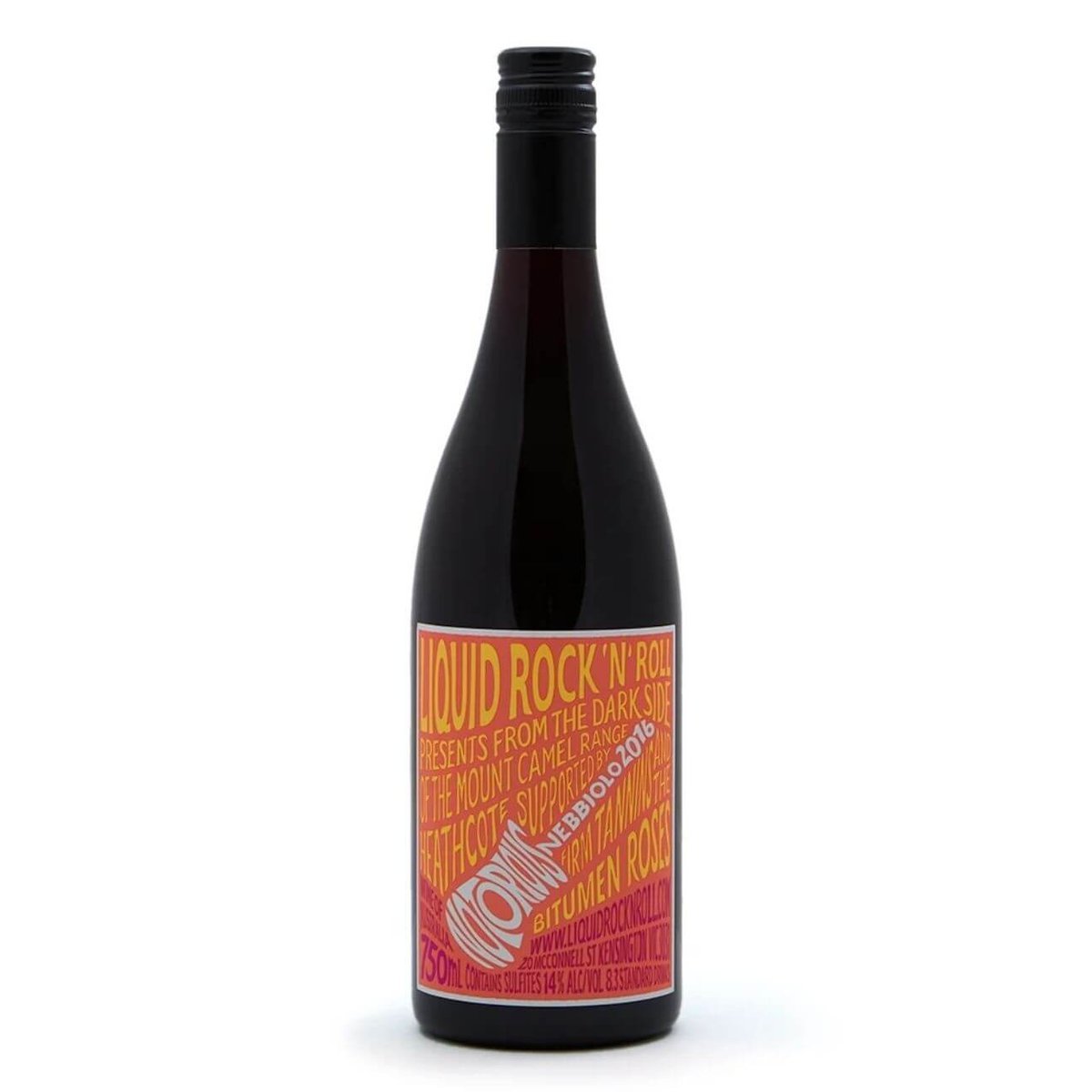 Liquid Rock'n Roll Notorious Nebbiolo 2019 (12 Bottles) Heathcote, VIC — wine from Australia