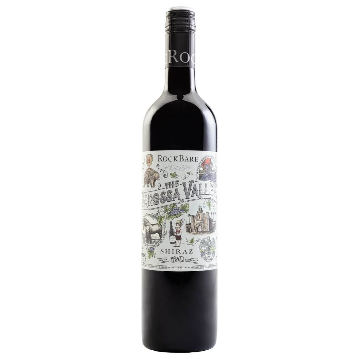 Rockbare The Barossa Valley Shiraz 2023 (6 Bottles) Barossa, SA — wine from Australia