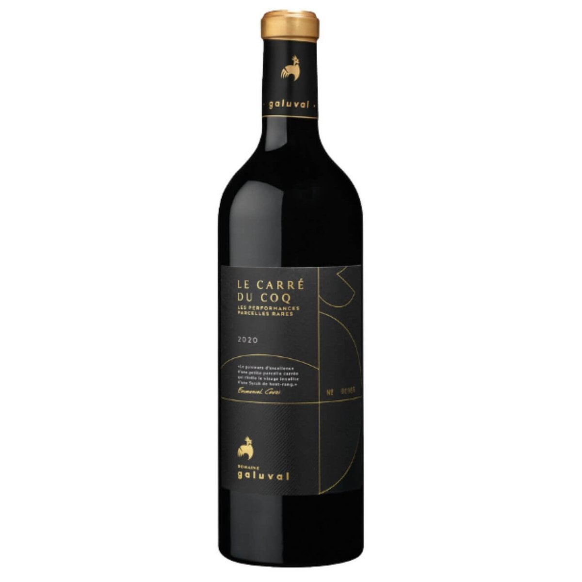 Domaine Galuval 'Le Carre du Coq' Syrah 2020 (6 Bottles) Rhone Valley, France — wine from Australia