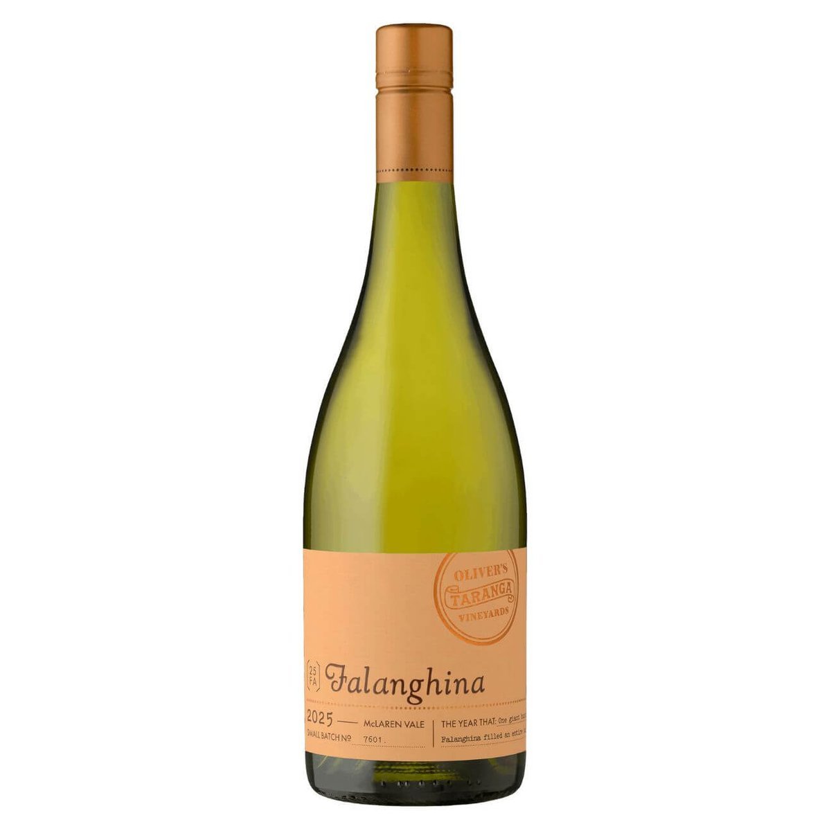 Oliver's Taranga Falanghina 2025 (6 Bottles) McLaren Vale, SA — wine from Australia