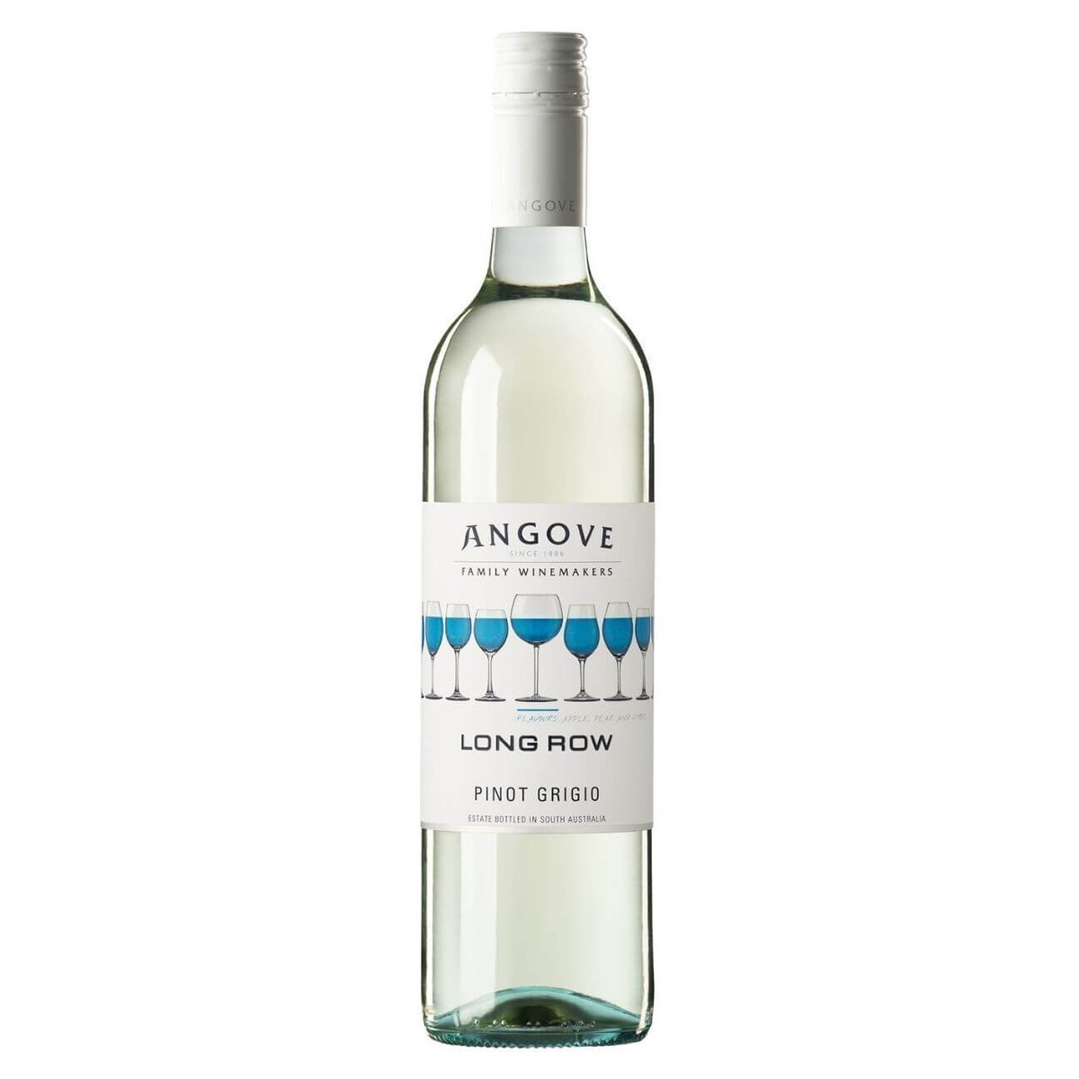Angove Long Row Pinot Grigio 2024 (12 Bottles) Riverland, SA — wine from Australia