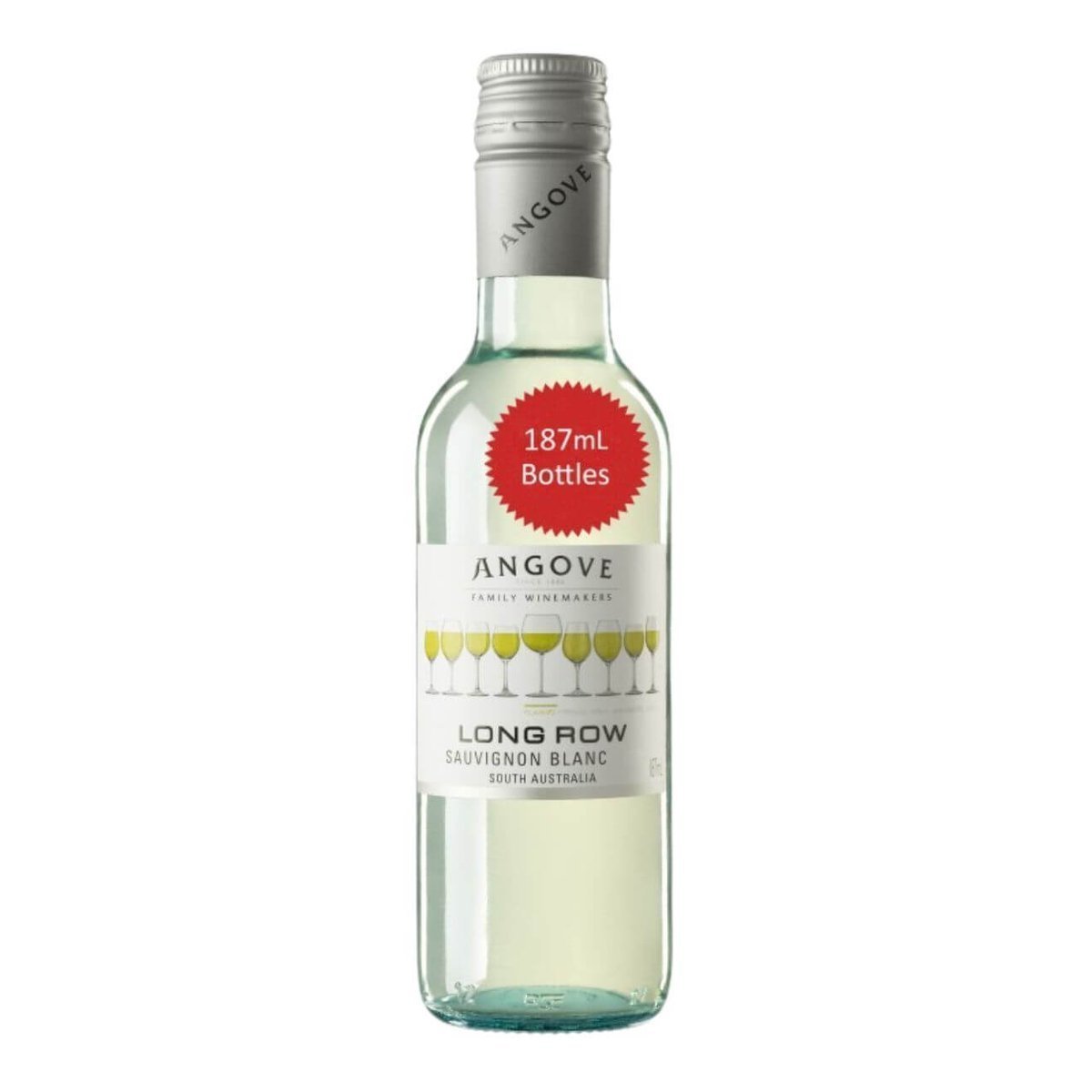 Angove Long Row Sauvignon Blanc 187ml 2024 (24 Bottles) Riverland, SA — wine from Australia