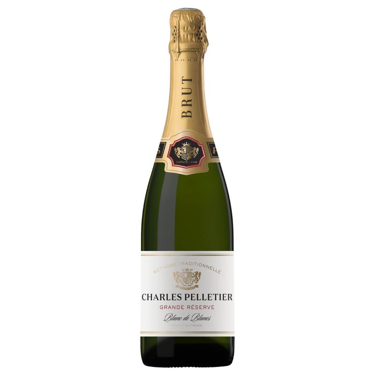 Charles Pelletier Blanc de Blancs NV (6 Bottles) Burgundy, France — wine from Australia