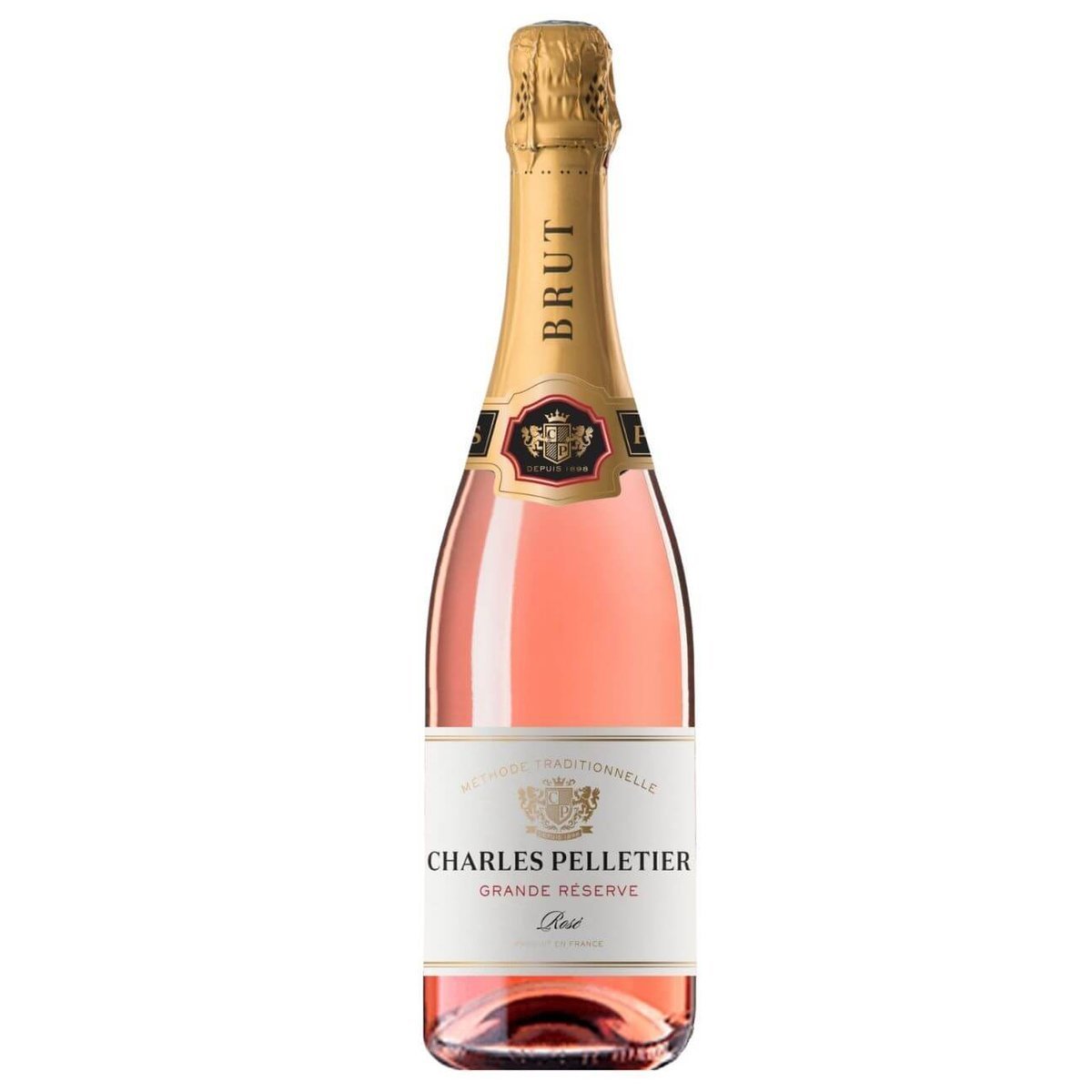 Charles Pelletier Grande Reserve Rosé Brut NV (6 Bottles) Burgundy, France — wine from Australia