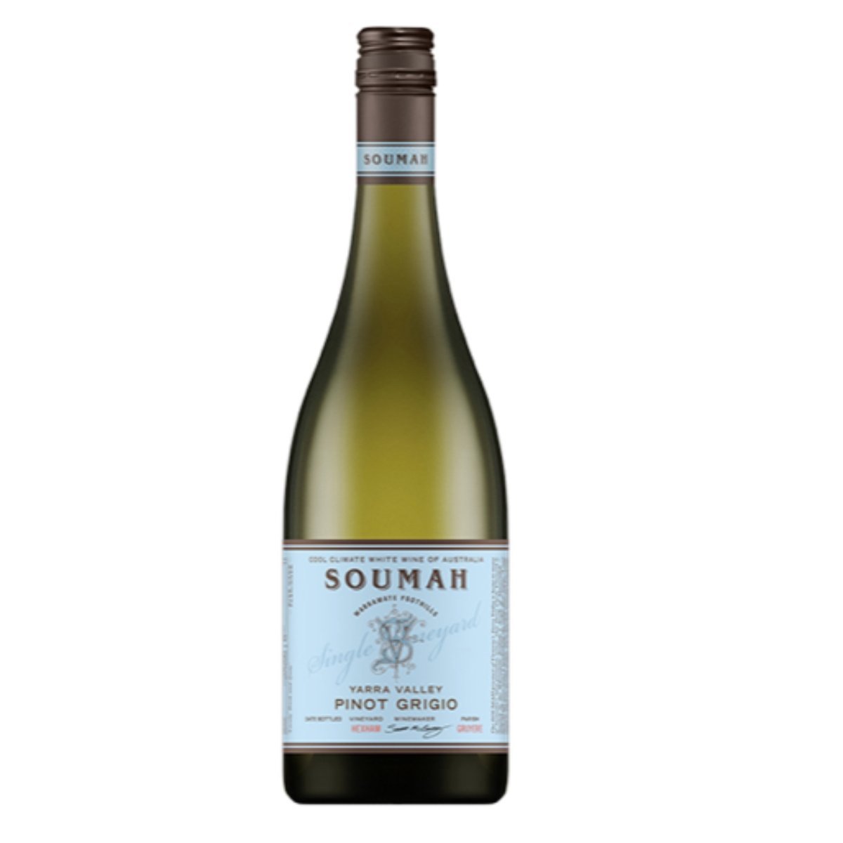 Soumah Single Vineyard Pinot Grigio 2025 (12 Bottles) Yarra Valley, VIC — wine from Australia
