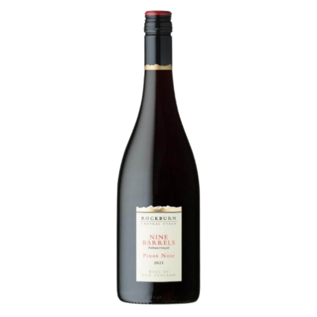 Rockburn Nine Barrels Pinot Noir 2021 (6 Bottles) Central Otago, NZ — wine from Central Otago