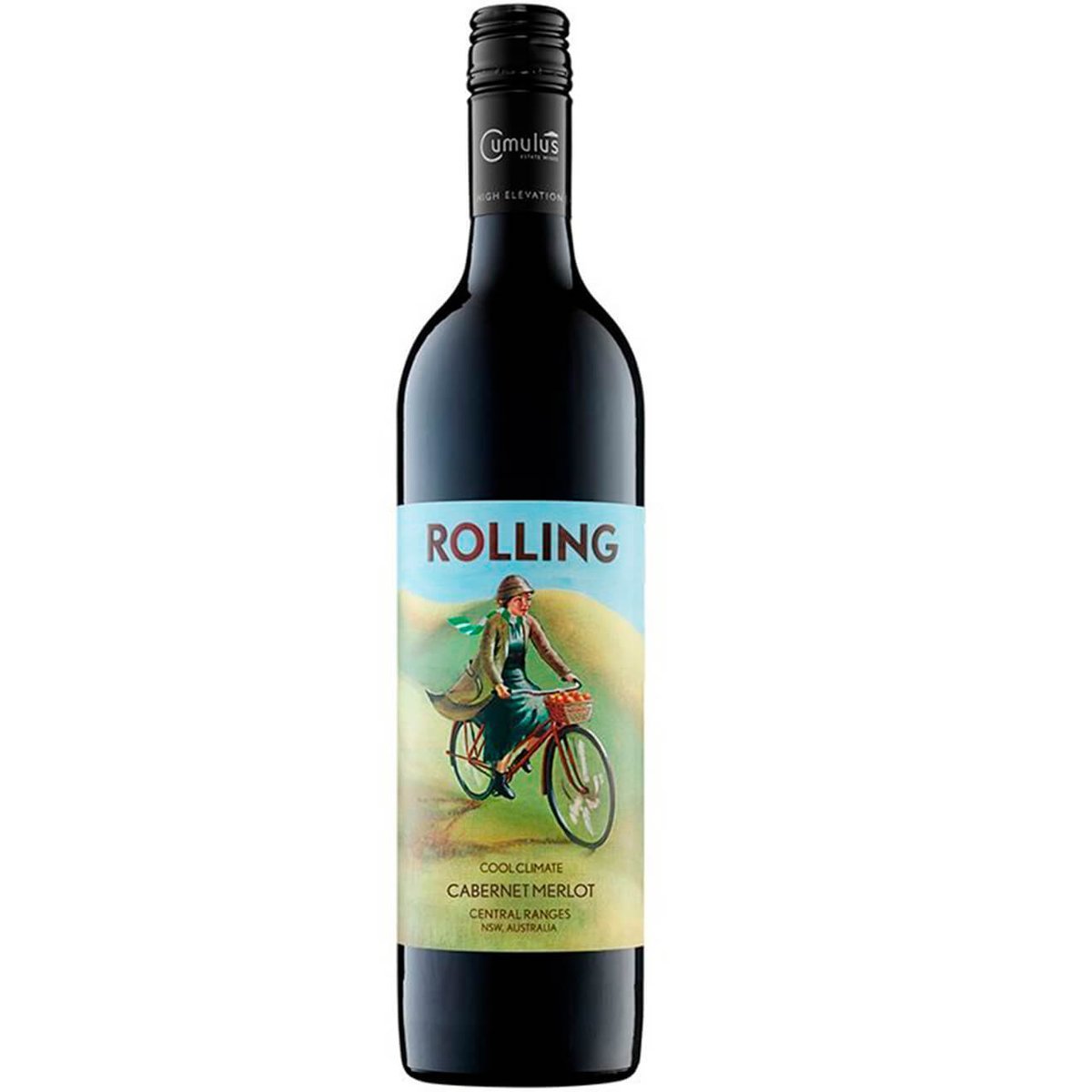 Cumulus Rolling Cabernet Merlot 2022 (6 Bottles) Orange, NSW — Merlot from Orange