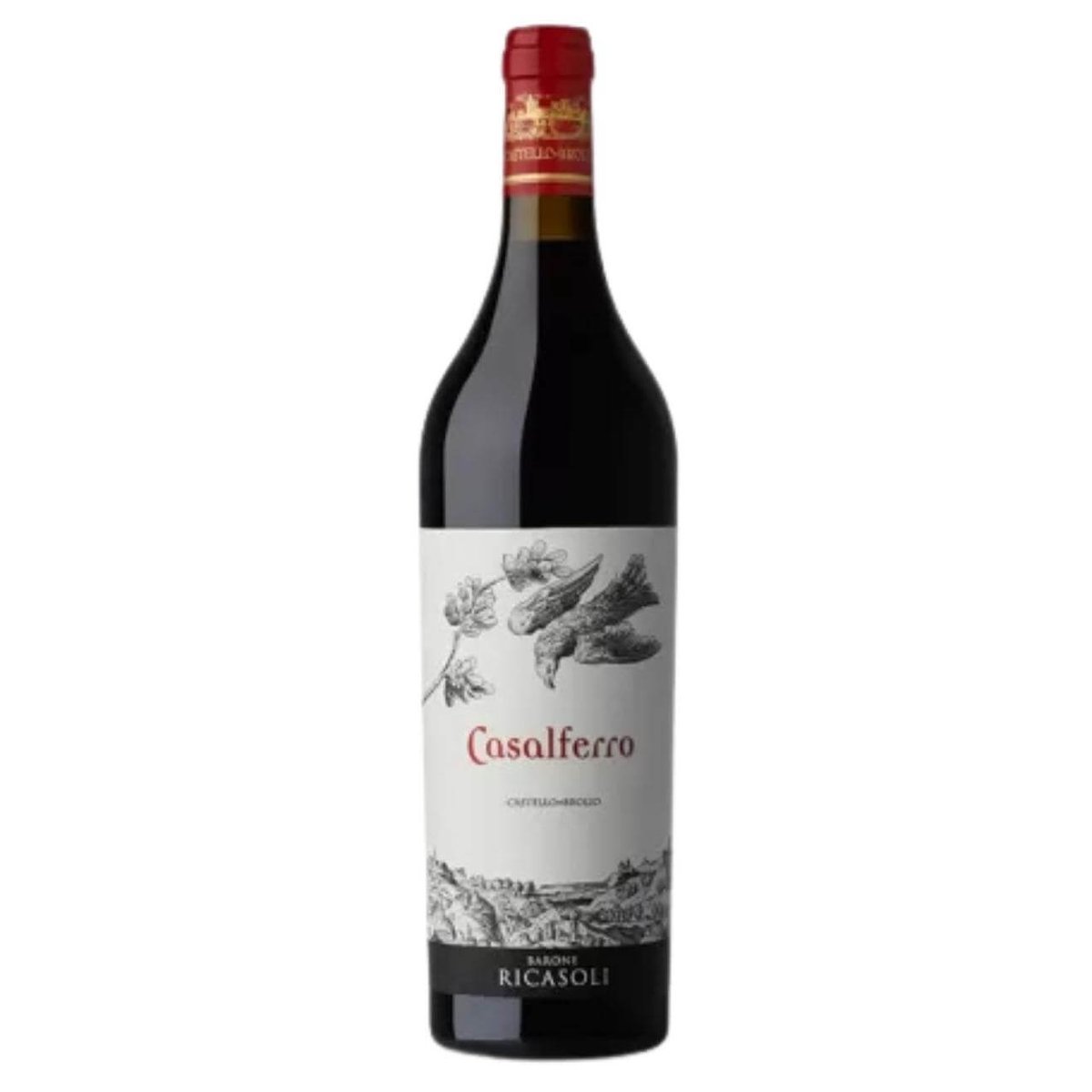 Ricasoli Casalferro Merlot 2018 (6 Bottles) Tuscany, Italy — Merlot from Tuscany, Italy