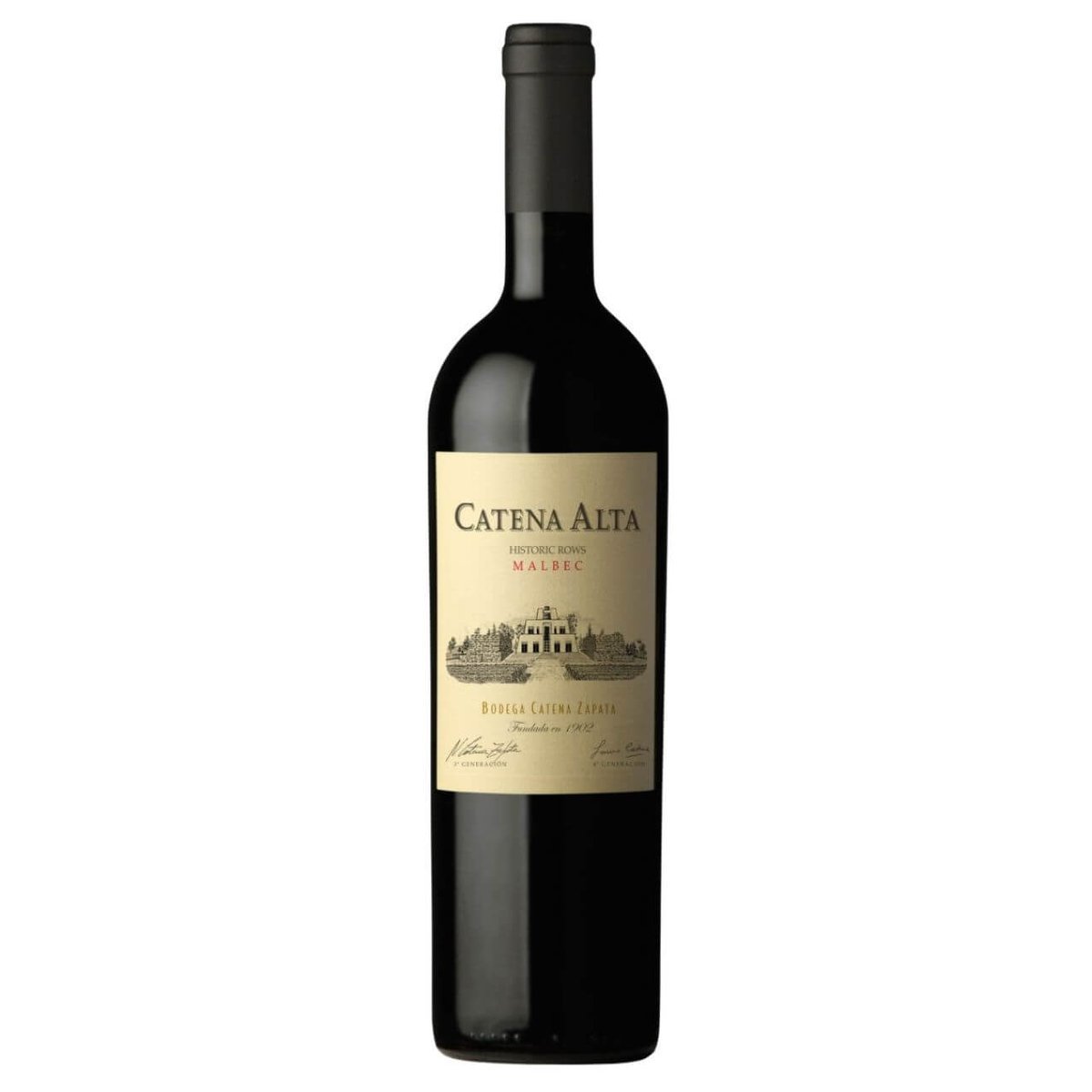 Bodega Catena Zapata Catena Alta Historic Rows Malbec 2022 (6 Bottles) Mendoza, Argentina — Malbec from Mendoza, Argentina