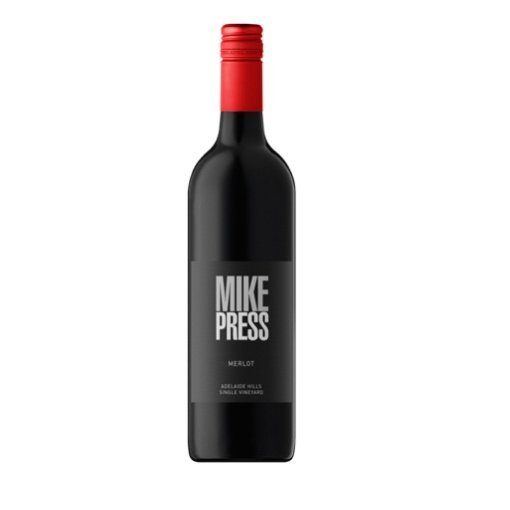 Mike Press Merlot 2022 (12 Bottles) Adelaide Hills, SA — Merlot from Adelaide Hills