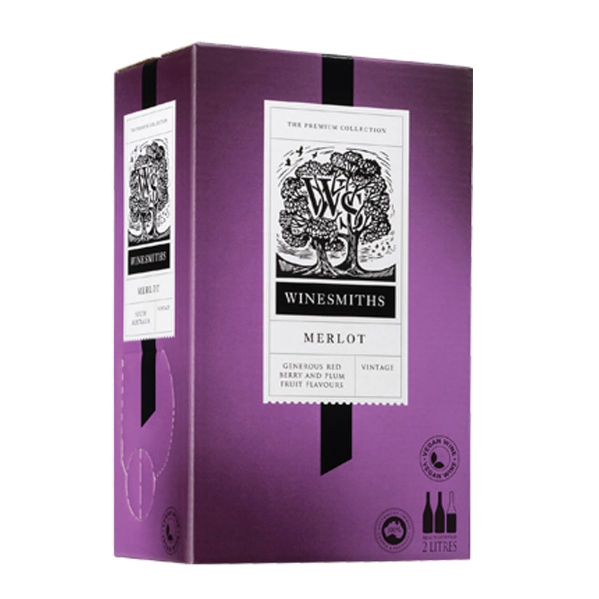 Winesmiths Premium Merlot 2L (6 Pack) South Australia — wine from Australia