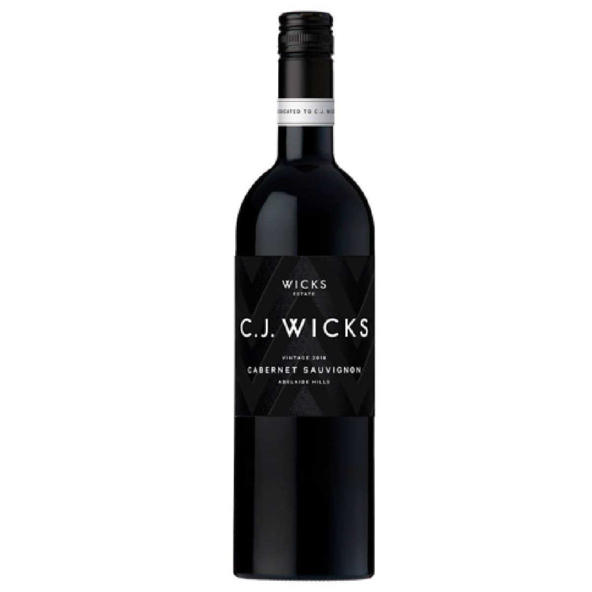 Wicks Estate CJ Wicks Cabernet Sauvignon 2019 (6 Bottles) Adelaide Hills, SA — wine from Australia