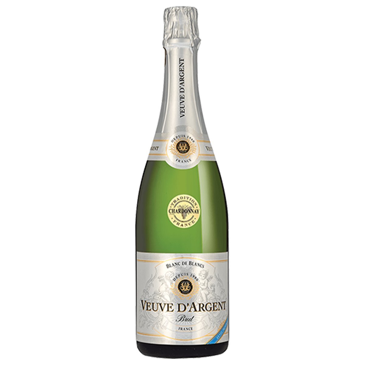 Veuve D'Argent Cuvee Prestige Blanc de Blancs Brut (6 Bottles) Burgundy, France — wine from Australia