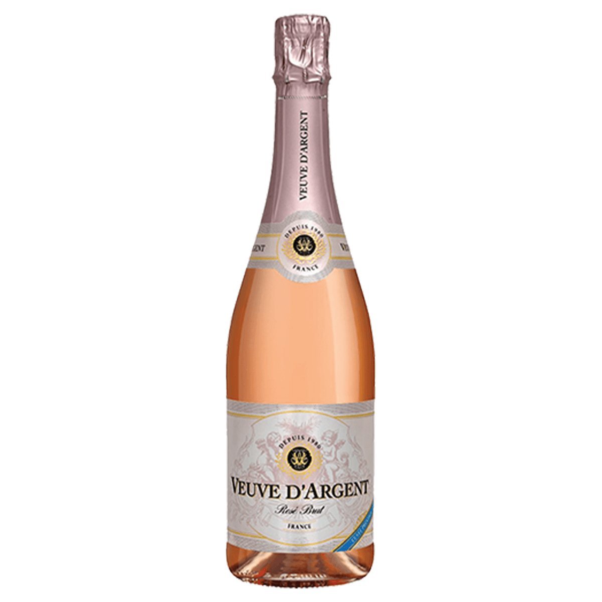 Veuve D'Argent Cuvee Prestige Rosé Brut (6 Bottles) Burgundy, France — wine from Australia
