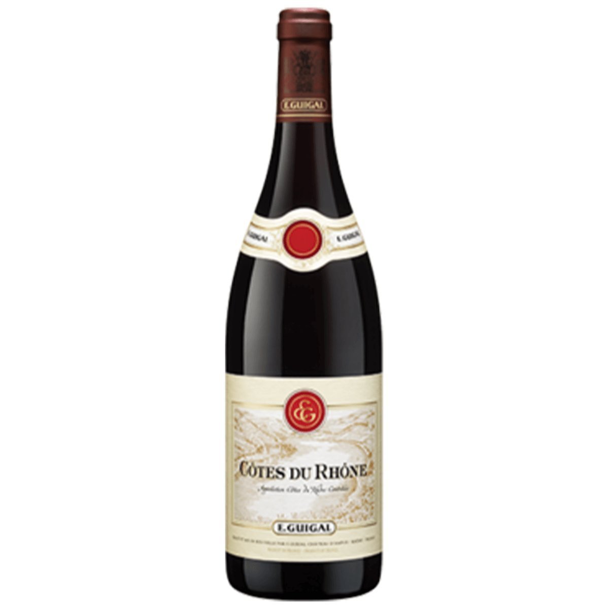E. Guigal Côtes du Rhône Rouge 2022 (6 Bottles) Rhône Valley, France — wine from Australia