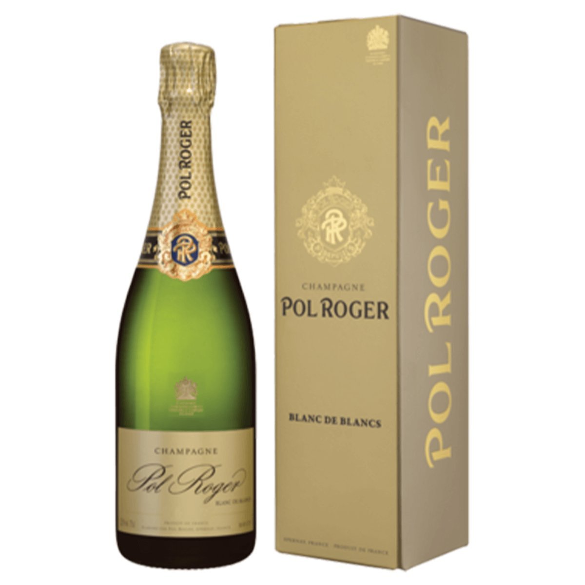 Pol Roger Blanc de Blancs Gift Box 2015/2016 (6 Bottles) Epernay, France — wine from Australia