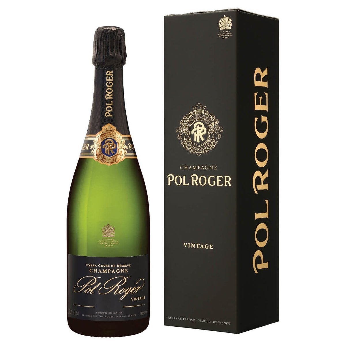 Pol Roger Brut Vintage Gift Box 2018/2019 (6 Bottles) Epernay, France — wine from Australia