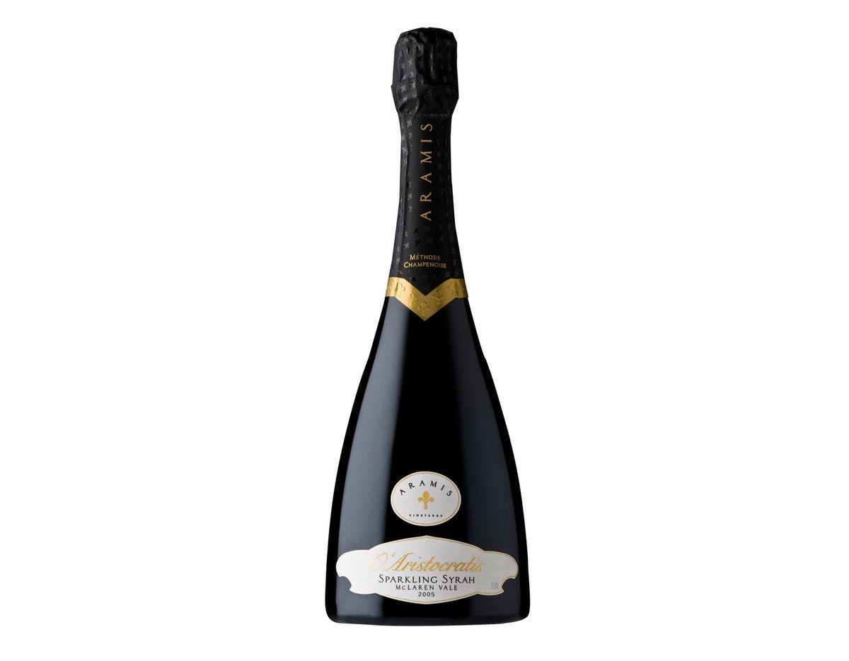 Aramis Vineyards O'Aristocratis Sparkling Syrah 2005 (3 Bottles) McLaren Vale — wine from Australia