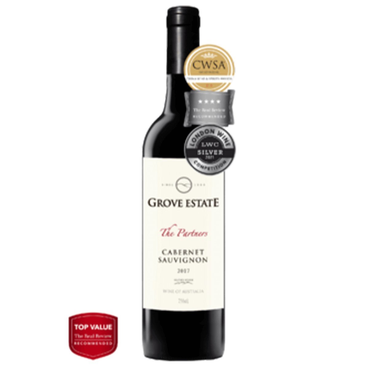 Grove Estate Wines The Partners Cabernet Sauvignon 2017 (12 Bottles) Hilltops, NSW — wine from Australia