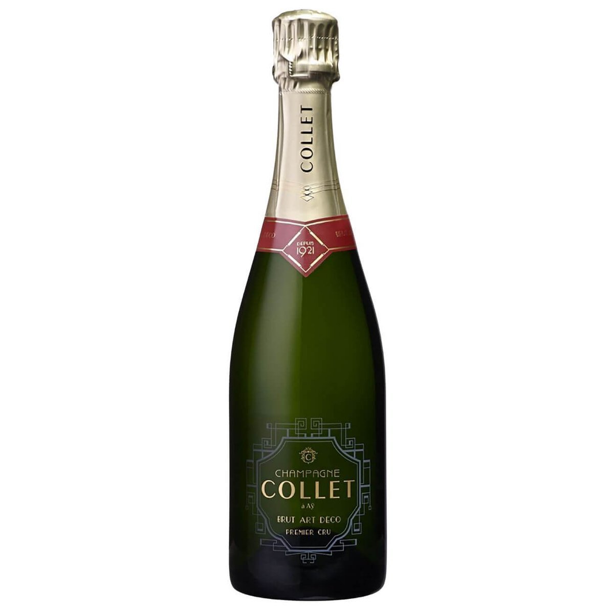 Champagne Collet Art Deco 1er Cru NV (6 Bottles) Aÿ-Champagne, France — wine from Australia