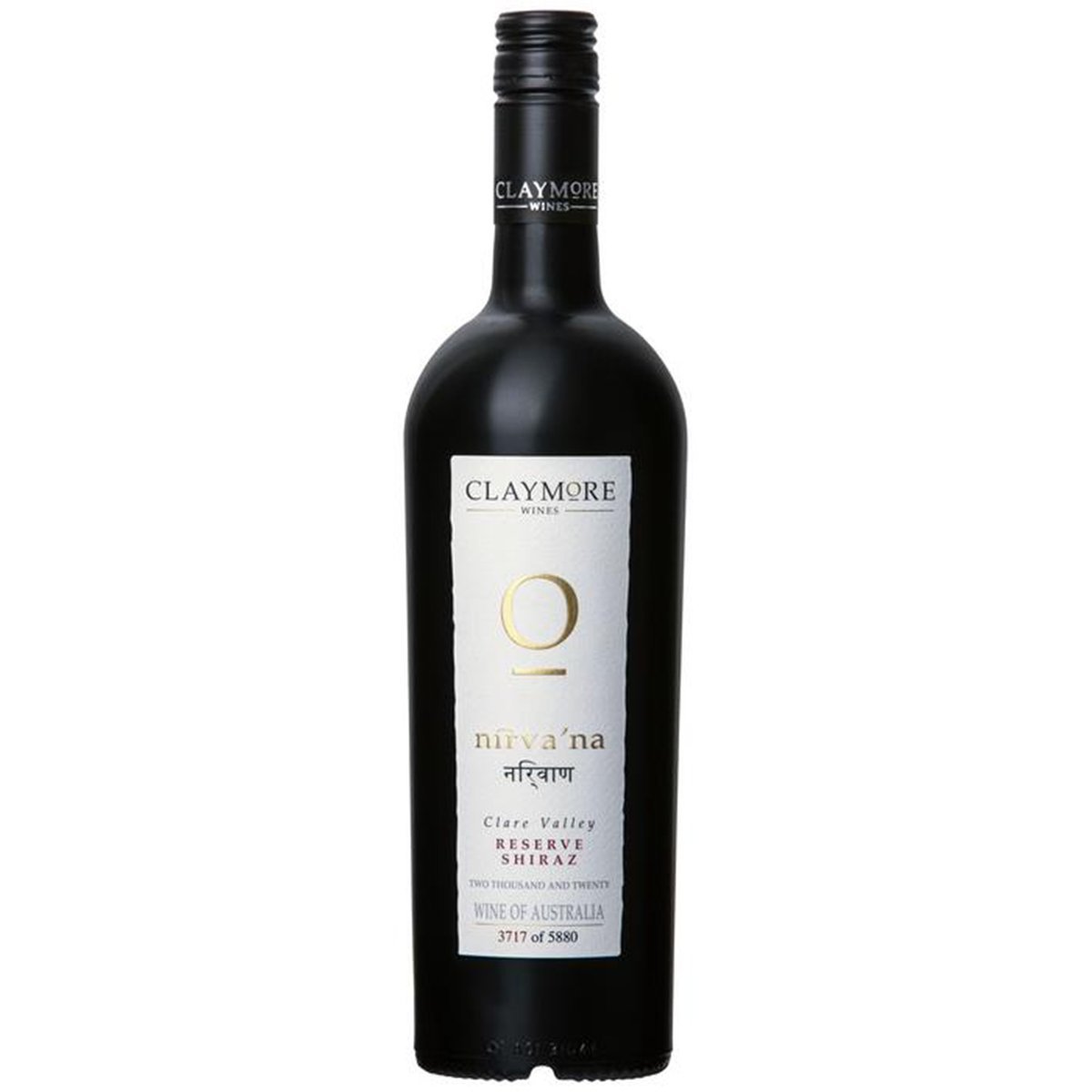 Claymore Wines Nirvana Reserve Shiraz 2022 (6 Bottles) Clare Valley, SA — wine from Australia