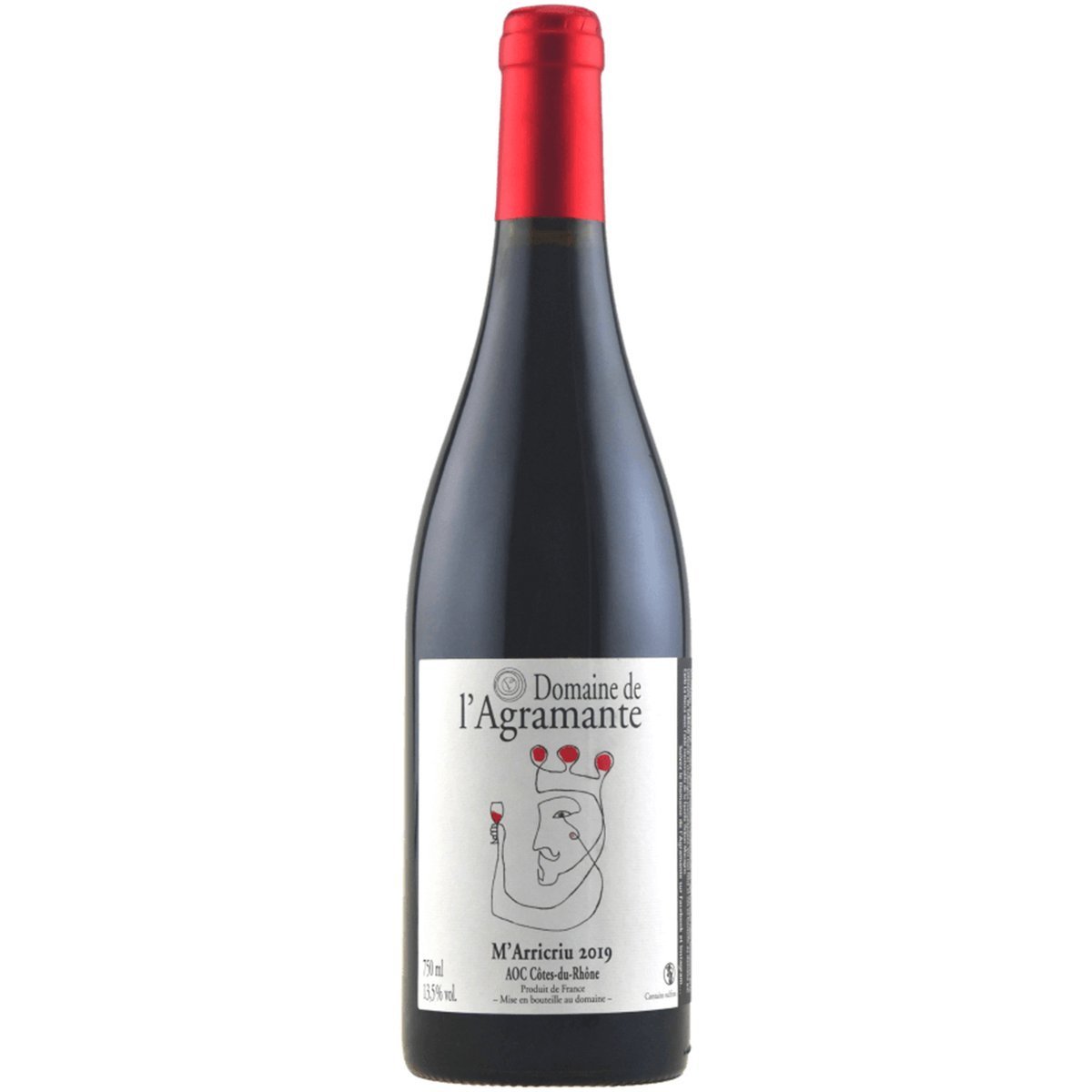 Domaine de l'Agramante Cuvee M'arricriu Rouge 2023 (12 Bottles) Rhone Valley, France — wine from Australia