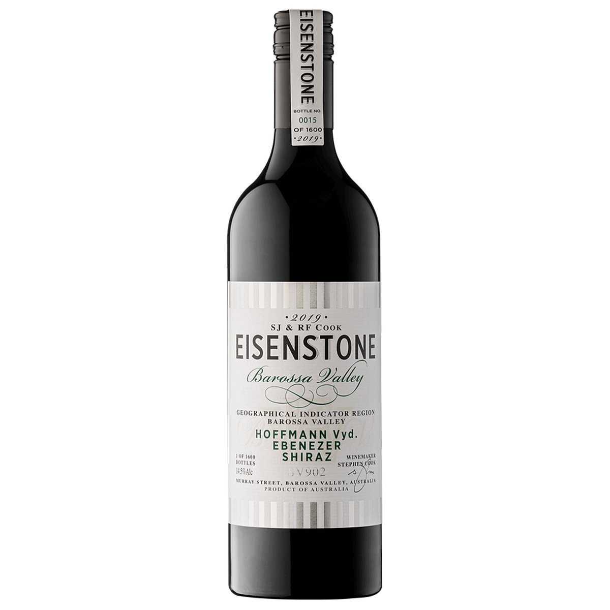 Eisenstone Hoffmann DV Vyd. Ebenezer Shiraz SV902 2022 (6 Bottles) Barossa Valley, SA — wine from Australia