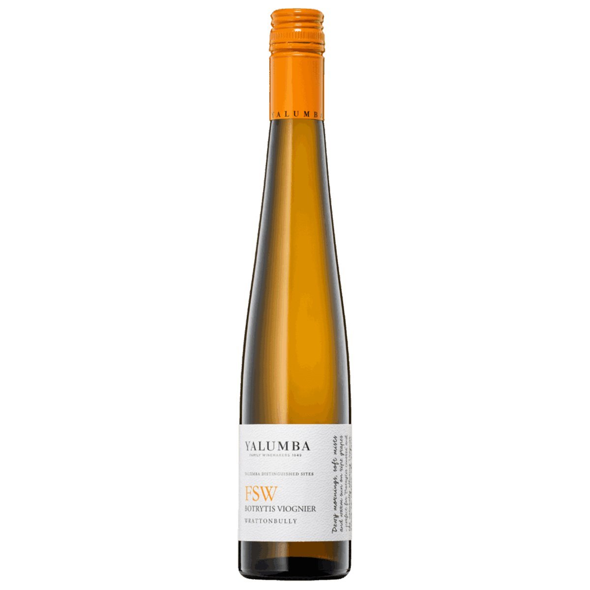 Yalumba FSW Botrytis Viognier 2023 375ml (12 Bottles) Wrattonbully, SA — wine from Barossa Valley