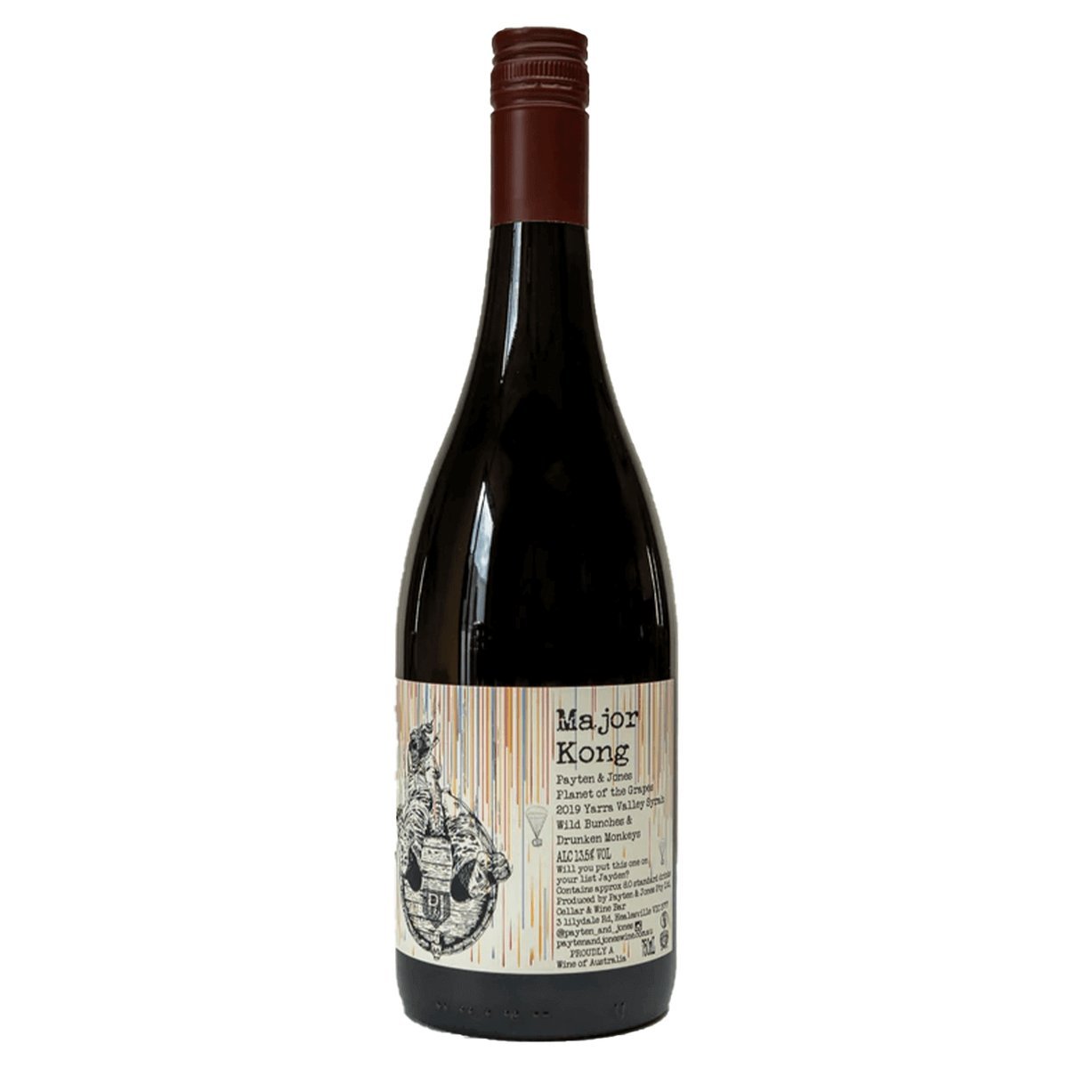 Payten and Jones Major Kong Syrah 2023 (6 Bottles) Yarra Valley, VIC — wine from Australia