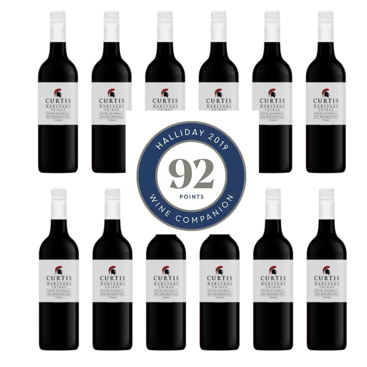 Curtis Family Vineyards Heritage MV Shiraz (12 Bottles) 92 Points McLaren Vale — wine from Australia