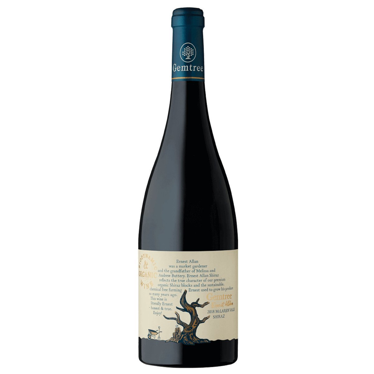 Gemtree Ernest Allan Shiraz 2019 (6 Bottles) McLaren Vale, SA — wine from Australia