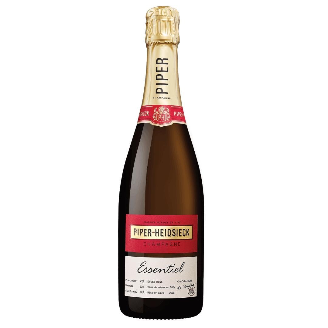 Piper Heidsieck Essentiel Extra Brut NV (6 Bottles) Reims, France — wine from Australia