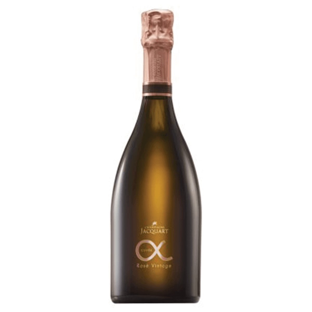 Champagne Jacquart Cuvee Alpha Rose 2010 (3 Bottles) Reims, France — wine from Australia