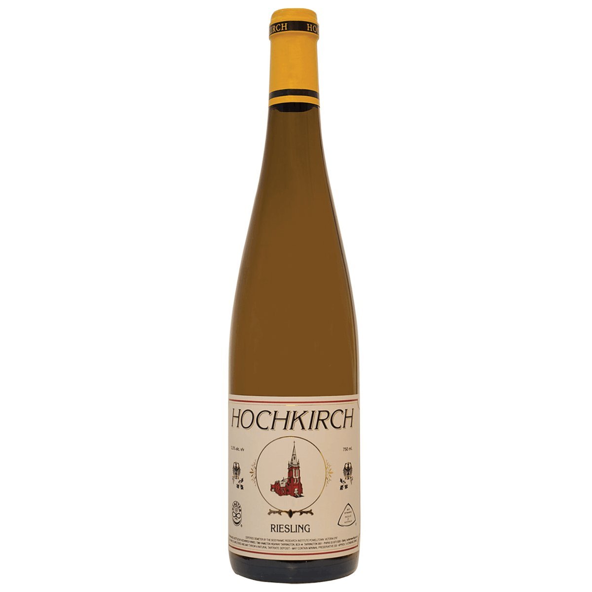 Hochkirch Riesling No Sulphur 2019 (6 Bottles) Beechworth — wine from Australia